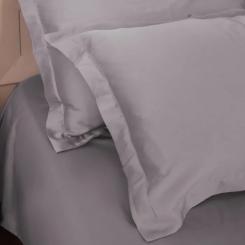 Постельное белье MirSon Tencel №06 Gray 200x220 Евро Фото 8