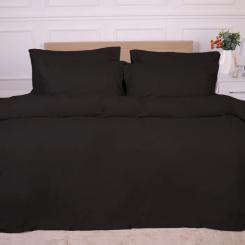 Постельное белье MirSon 002 Black Фланель 175х210 Двуспальный Фото 5