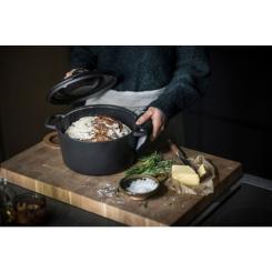 Кастрюля Fiskars Norden чавунна 6 л чорна Фото 6