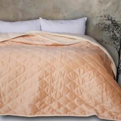 Покрывало MirSon №5050 Velor charm Beige 180х210 см Фото