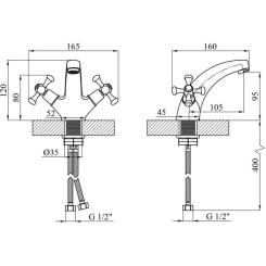 Смеситель Kroner Rhein-C010 Фото 6