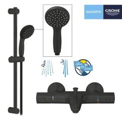Душевой гарнитур Grohe QuickFix Precision Start Black Фото 7