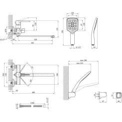 Смеситель Kroner Essen-W070 Фото 5