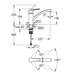 Смеситель Grohe QuickFix Start Фото 4