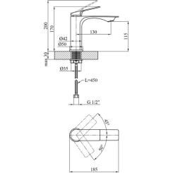 Душевой гарнитур Kroner Graz-GRP060 + змішувач Graz-GRP010 Фото 11
