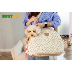 Переноска для животных MISOKO&CO 40x22x35 см світло-коричнева Фото 7