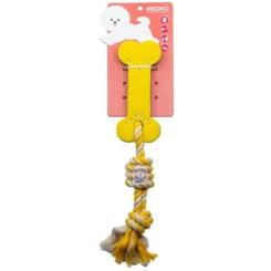 Игрушка для собак MISOKO&CO Мотузка жовта 35.5 см Фото