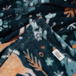 Плед Ardesto Christmas Flannel 160х200см, 100% поліестер, олені Фото 3