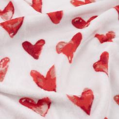 Плед Ardesto Flannel 160х200см, 100% полиэстер, сердечки Фото 4