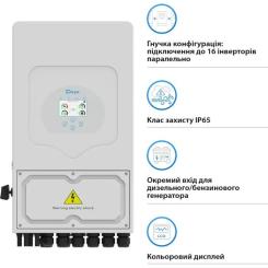 Солнечный инвертор Deye SUN-8K-SG05LP1-EU WiFi Фото 3
