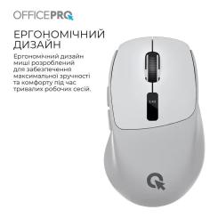 Мышка OfficePro M398G Wireless/Bluetooth Gray Фото 5