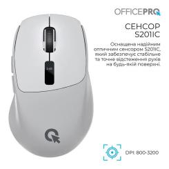Мышка OfficePro M398G Wireless/Bluetooth Gray Фото 6