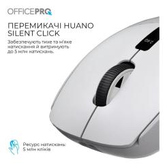 Мышка OfficePro M398G Wireless/Bluetooth Gray Фото 8