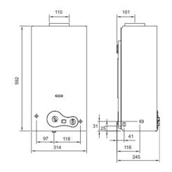 Проточный водонагреватель Atlantic by Innovita NTR 11 iD Фото 7