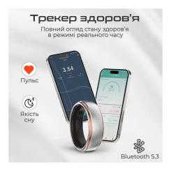 Смарт-кольцо HiFuture Future Ring2 10 Titanium Silver Фото 1
