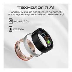 Смарт-кольцо HiFuture Future Ring2 10 Titanium Silver Фото 4