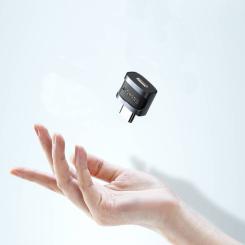 Переходник Essager USB-C M to Micro 5P F gray Фото 2