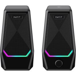 Акустическая система Havit SK768 USB RGB Black Фото 3