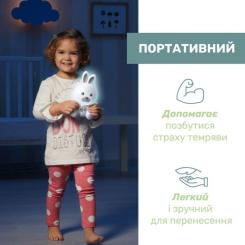 Ночник Chicco музыкальный Кролик Dreamlight Фото 4