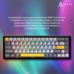 Клавиатура Ajazz AK680 MAX Magnetic Switch RGB USB Black Фото 6