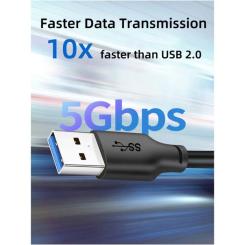 Дата кабель Cabletime USB 3.0 AM/AM 3.0m Фото 1