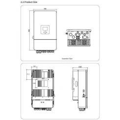 Солнечный инвертор Deye SUN-10K-SG05LP3-EU-SM2	10kW WiFi Фото 3