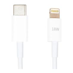 Дата кабель PowerPlant USB-C to Lightning 1.0m 18W Фото 1