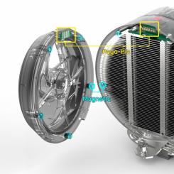 Кулер для процессора Zalman ZET5WHITE Фото 7