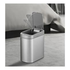 Контейнер для мусора Xiaomi Ninestars Space Silver Фото 4