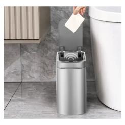 Контейнер для мусора Xiaomi Ninestars Space Silver Фото 7