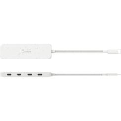 Концентратор J5create USB-C to 4xUSB-C 3.2 10Gbps white Фото 3