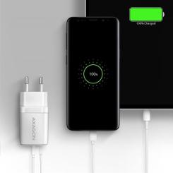 Зарядное устройство AXAGON 1xUSB QC3.0 + 1xUSB-C PD20W white Фото 6