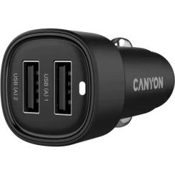 Зарядное устройство Canyon 2xUSB 24W black Фото 2