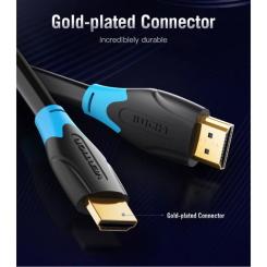 Кабель мультимедийный Vention HDMI M to HDMI M 15.0m 4K30Hz black Фото 6