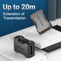 Переходник Vention HDMI F to HDMI F black Фото 1