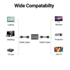 Переходник Vention HDMI F to HDMI F black Фото 6