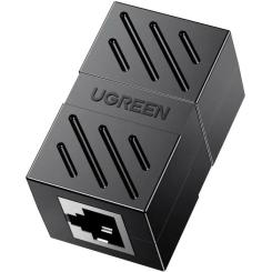 Сращиватель Ugreen RJ-45 NW114 Ethernet Cable Extender Adapter Black Фото
