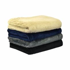 Плед Bergamo Line черный 130 х 180 см Фото 2