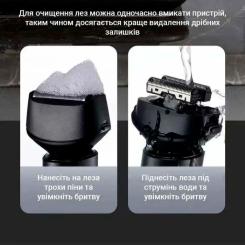 Электробритва Xiaomi ShowSee F602-GY Black Фото 3
