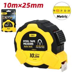 Рулетка Deli стальная 10 м х 25 мм Фото 1