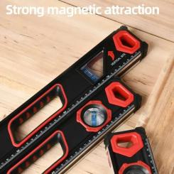 Уровень Deli з додатковим вікном, 3 капсули, 800мм Фото 2