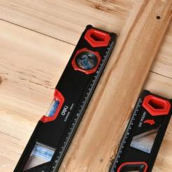 Уровень Deli з додатковим вікном, 3 капсули, 800мм Фото 4