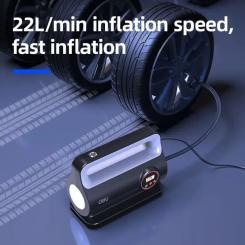 Автомобильный компрессор Deli 22 Л/мин, 150 psi Фото 3