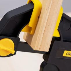 Струбцина Deli быстрозажимная 25 см Фото 1