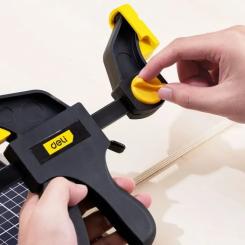 Струбцина Deli быстрозажимная 25 см Фото 6