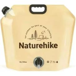 Ведро складное Naturehike CNK2450CF027 для води 10 л, жовте Фото