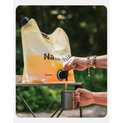 Ведро складное Naturehike CNK2450CF027 для води 10 л, жовте Фото 5
