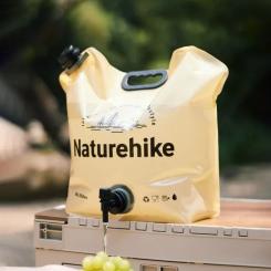 Ведро складное Naturehike CNK2450CF027 для води 10 л, жовте Фото 8