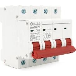 Автоматический выключатель ZUOYI Z7-63Z 4P C63 DC1000V Фото