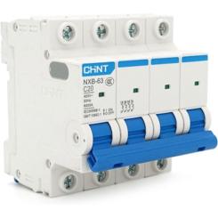Автоматический выключатель CHINT NXB-63-4P-C20 Фото